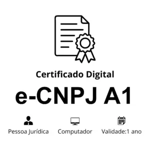 Certificado e-CNPJ A1